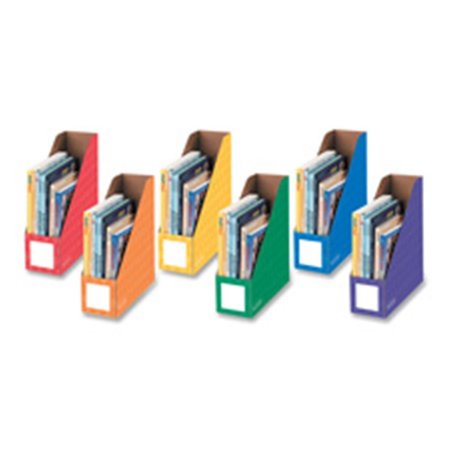 FELLOWES Fellowes FEL3381901 Magazine File Folders; Ltr; 4 in. x 11 in. x 12.25 in.; 6-PK; Ast 3381901